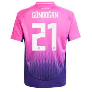 Fotbalové Dres Německo Ilkay Gundogan #21 Venkovní Oblečení ME 2024 Krátký Rukáv
